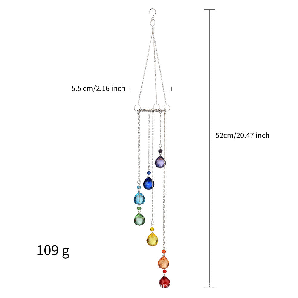 Wholesale Garden Decoration Life Tree Seven Color Wind Chimes