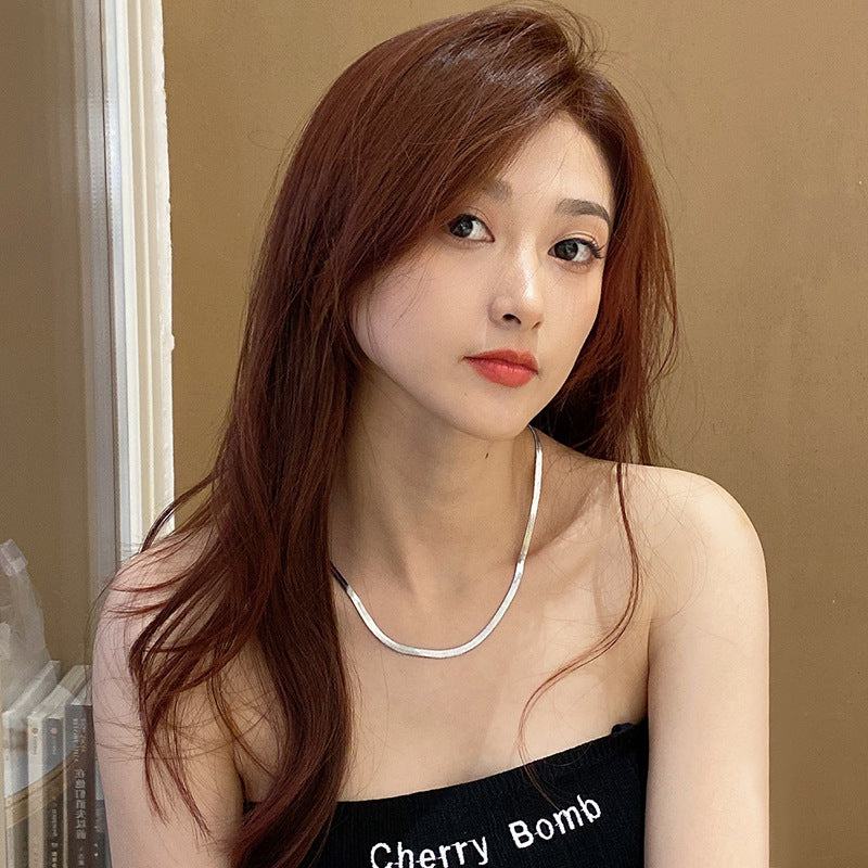 Wholesale Titanium Steel Non-fading Blade Chain Necklace