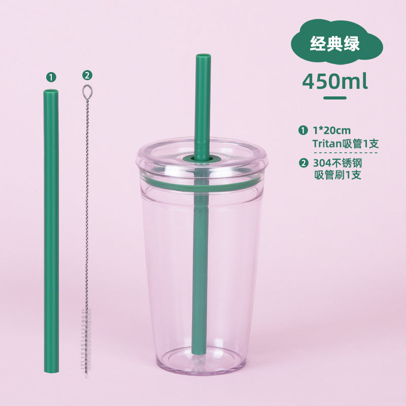 Wholesale Candy colored straw water cup
