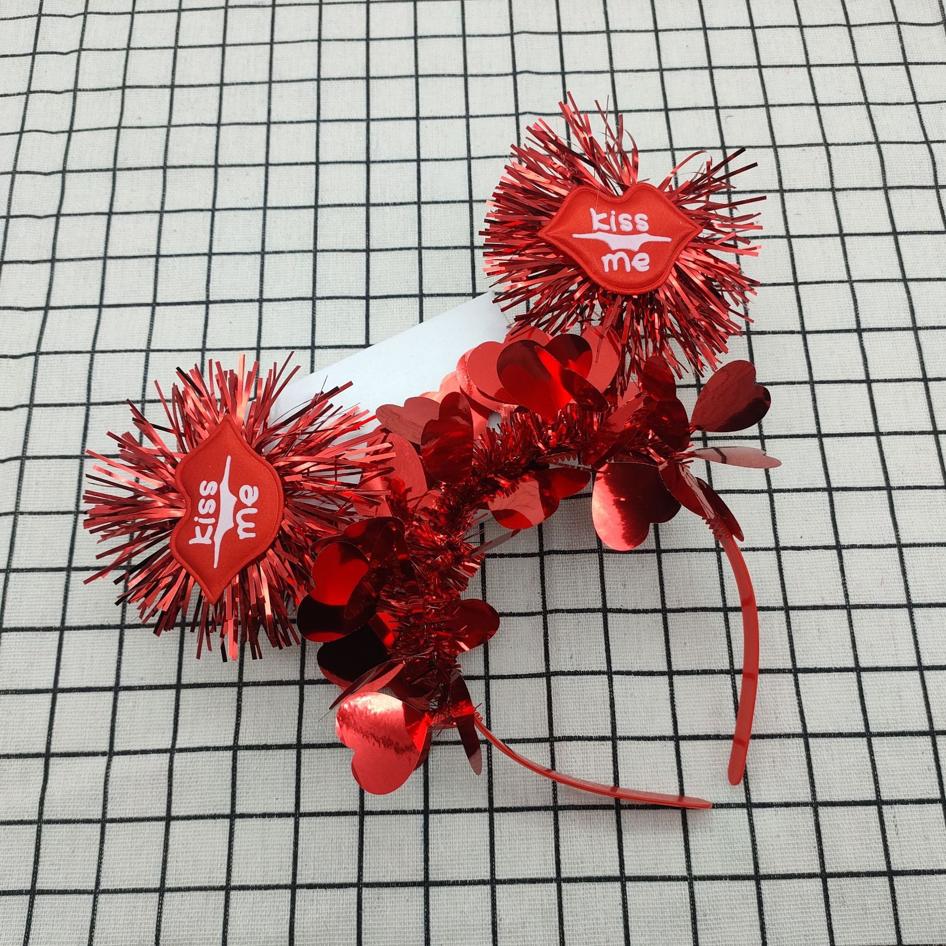 Wholesale Valentine's Day love dance wedding dress headband single party headdress