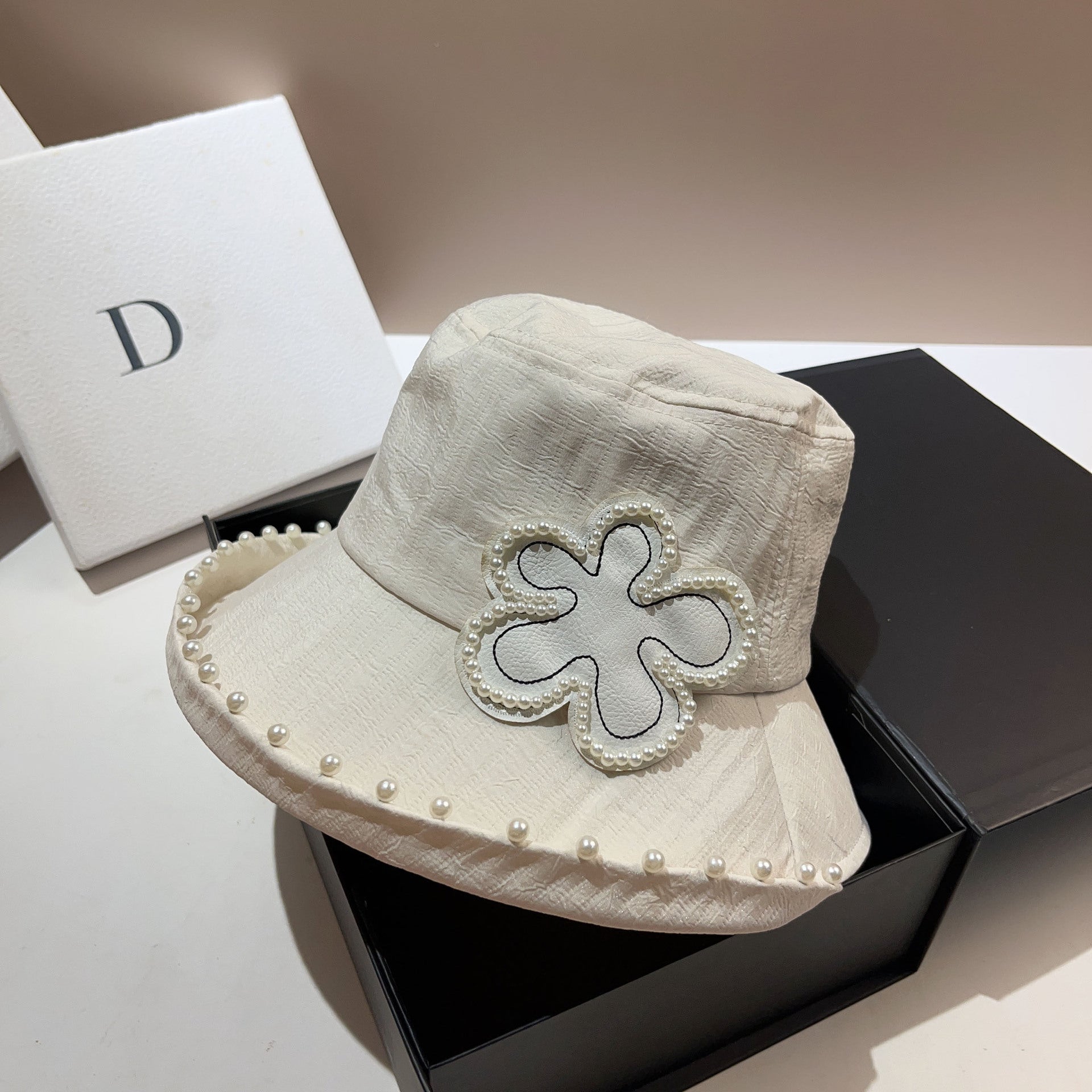 Wholesale Pearl Fisherman Hat Flower Pot Hat