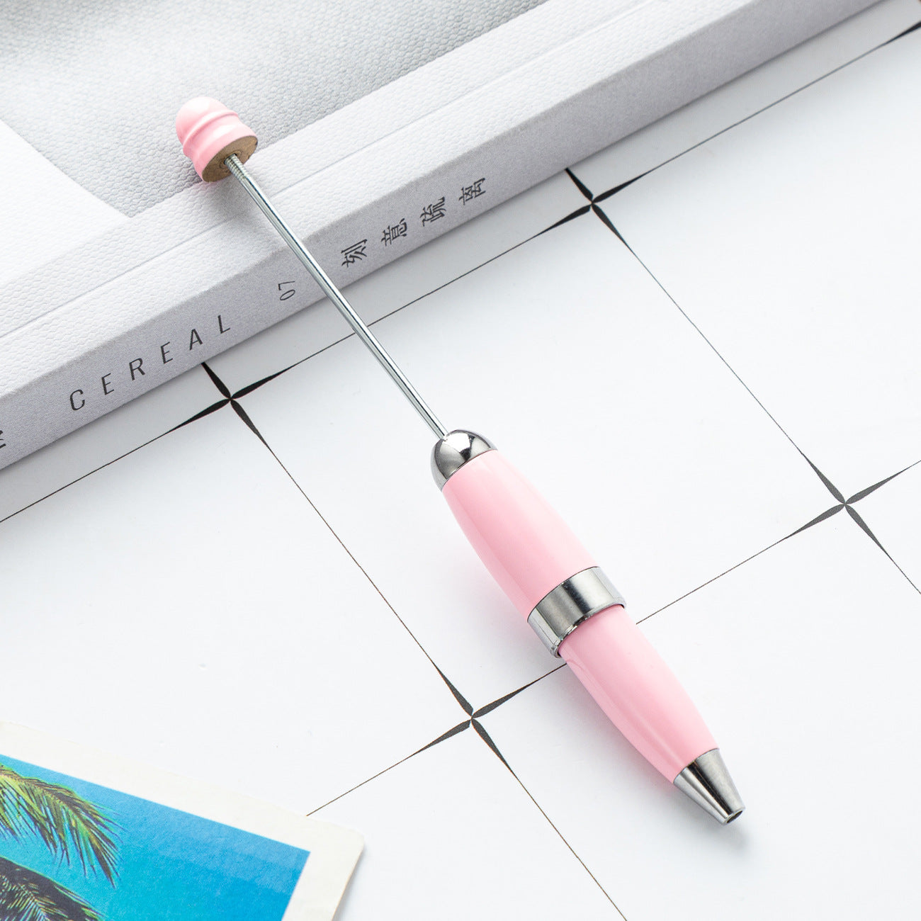 Wholesale 11.9cm Beadable Pens Portable Mini Pen Metal Pen