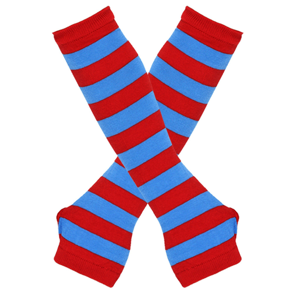 Wholesale Christmas Spring and Autumn Thin Elbow-Length Fingerless Arm Sleeves