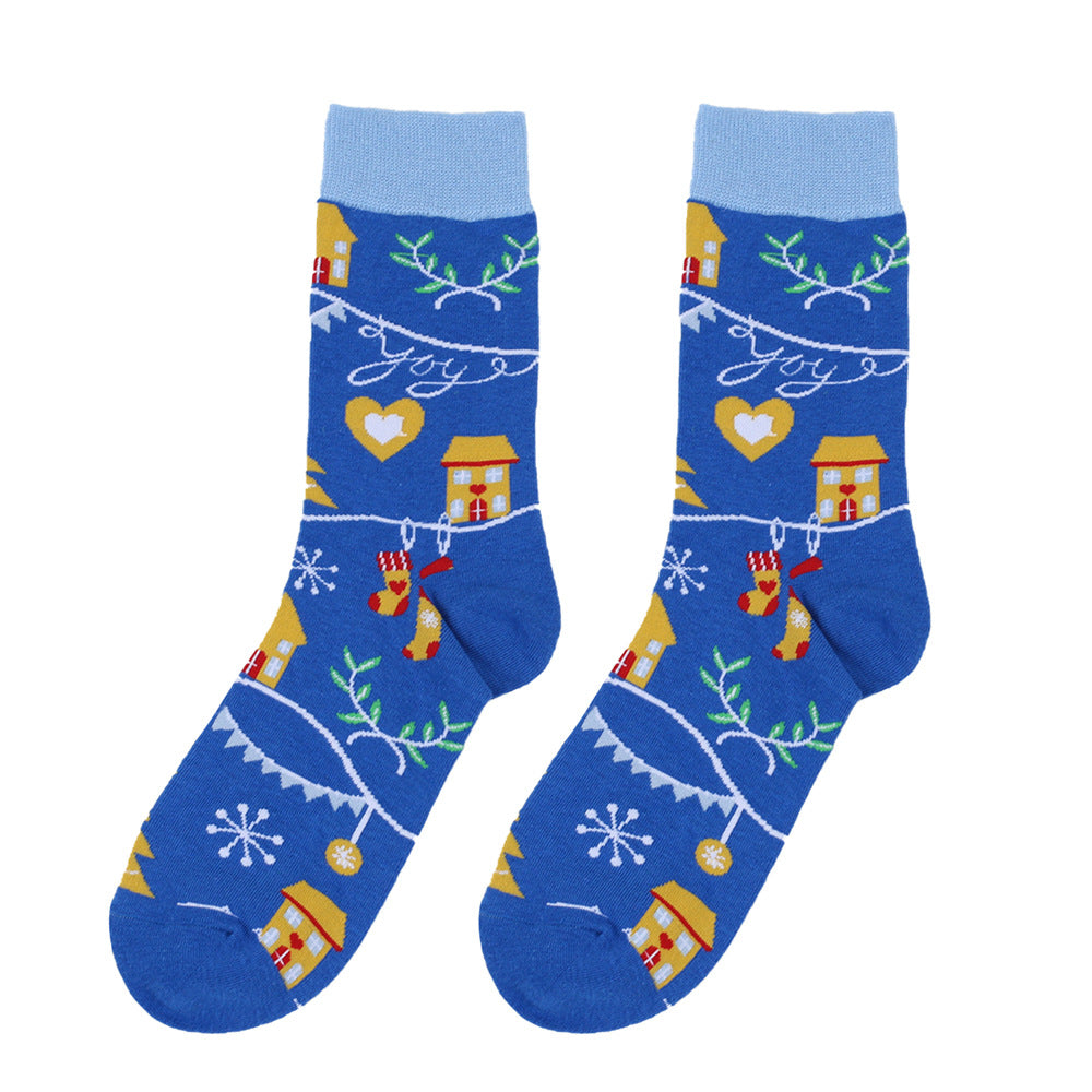 Wholesale New Christmas Men's Cotton Socks