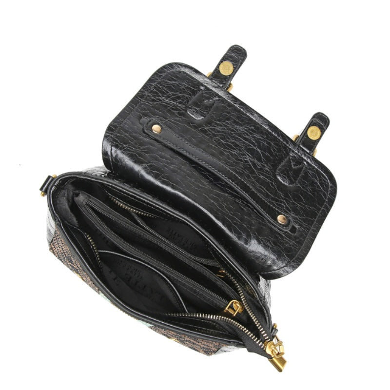 Wholesale High-end Diamond Studded Crossbody Fashionable Crocodile Pattern Shoulder Bags