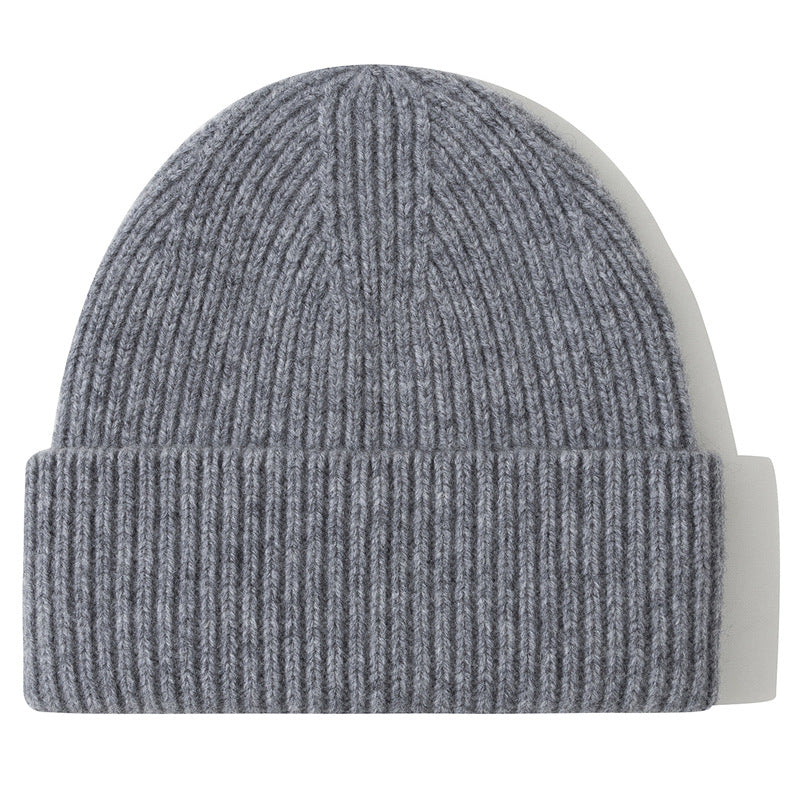 Wholesale Thick Pure Wool Beanie Winter Hat