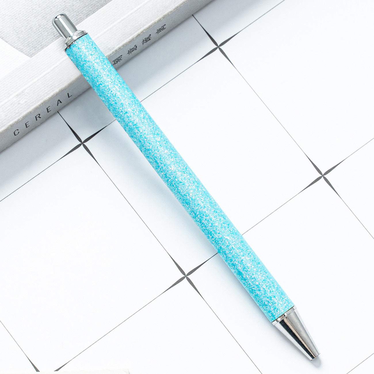 Wholesale Colorful creative foreskin glitter metal touch pen