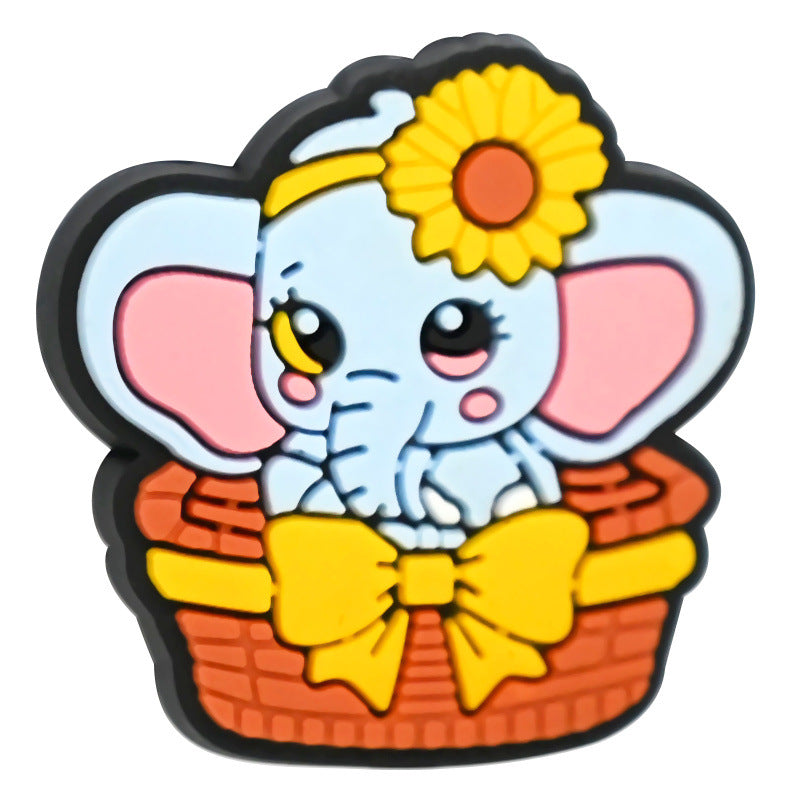 Wholesale Random 100pcs/pack  Cartoon Cute Animal Beads  Focal Beads