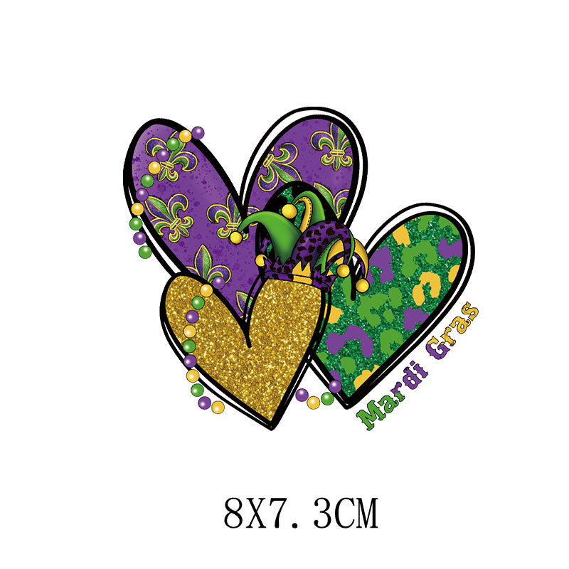 Wholesale Carnival Printed Hot Stamps   UV DTF Ready to Press Transfers Wraps