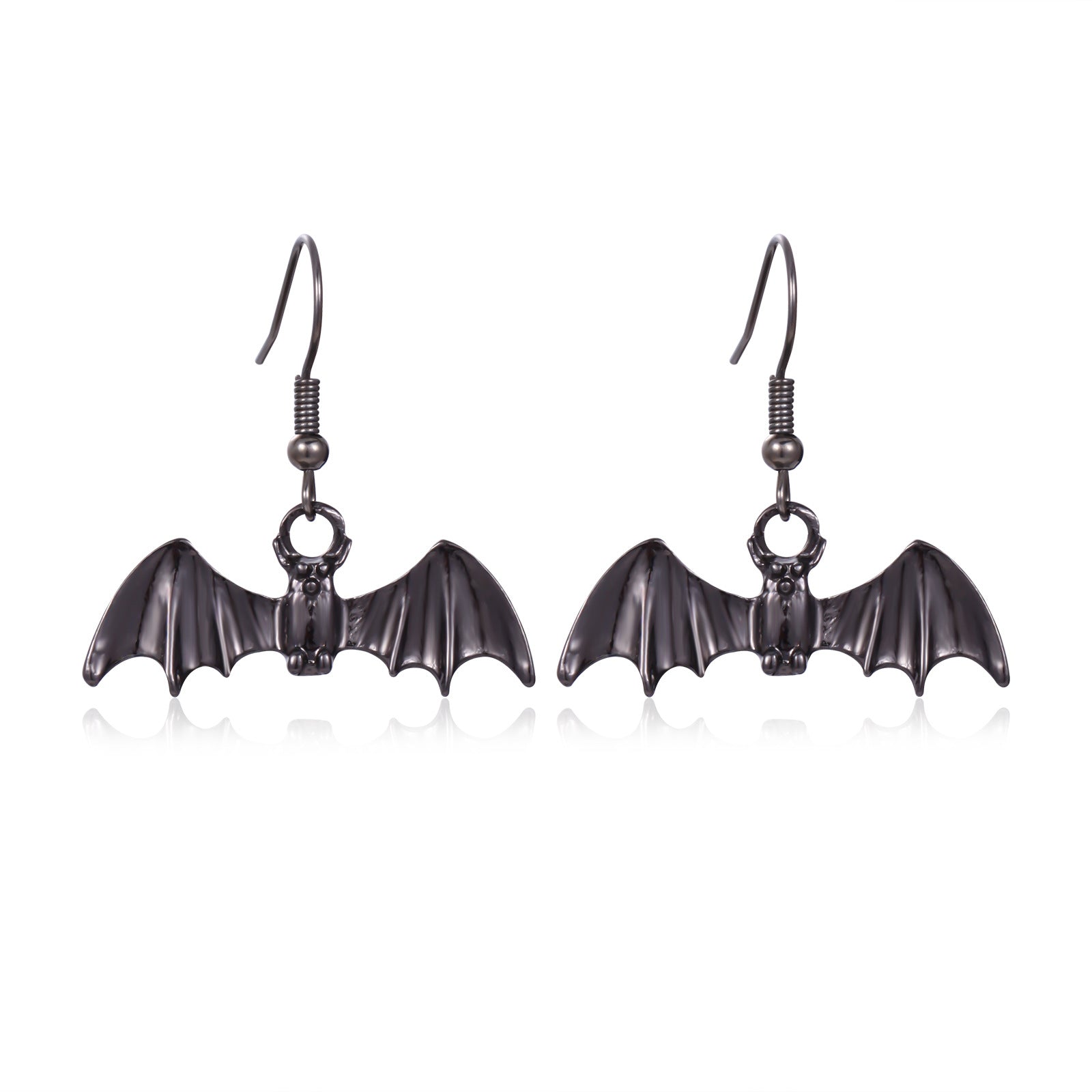 Wholesale  Skull Pumpkin Earrings Silver Tone Zinc Alloy Rhinestone Jewelry Party Wear For Women