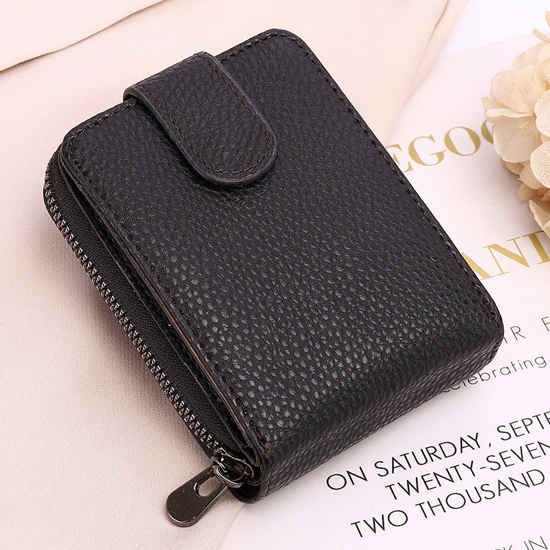 Wholesale Integrated Large Capacity Multifunctional Female Driver's License Leather Case Coin Purse