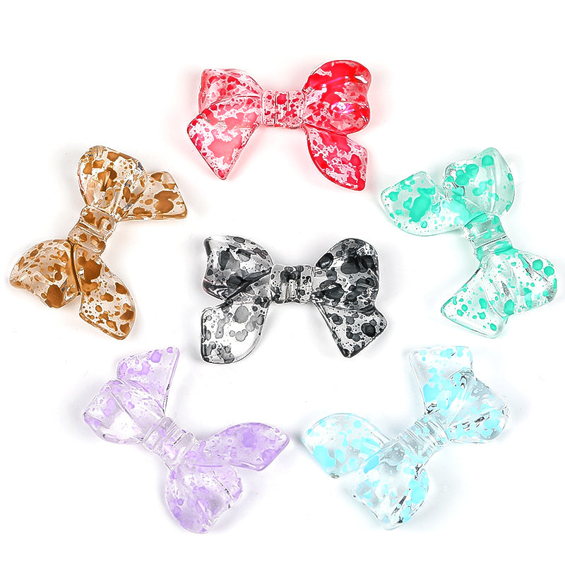 Cuentas de acrílico de arco de color al por mayor 50 piezas/paquete