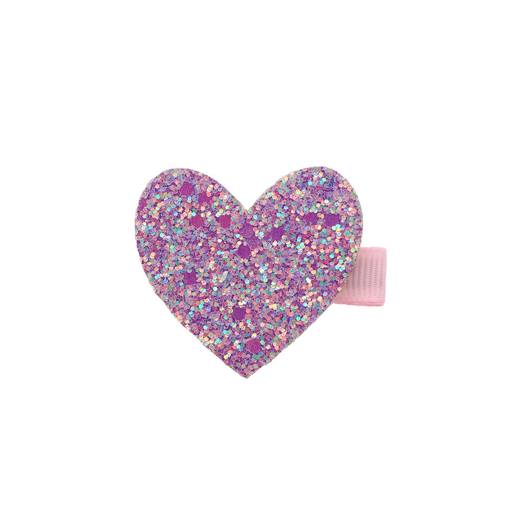 Wholesale 10pcs Crown Duck Clip Butterfly Diamond Sequins Hair Accessories Children Broken Hair Hair Clips