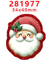 Wholesale Random 30pcs Christmas Cartoon Series Acrylic Flatback