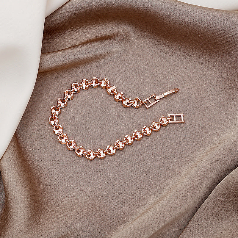 Wholesale Diamond Heart Diamond Bracelet