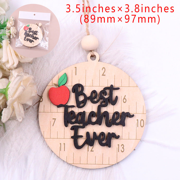 Wholesale of Wooden Christmas Tree Decorations for The Back To School Season