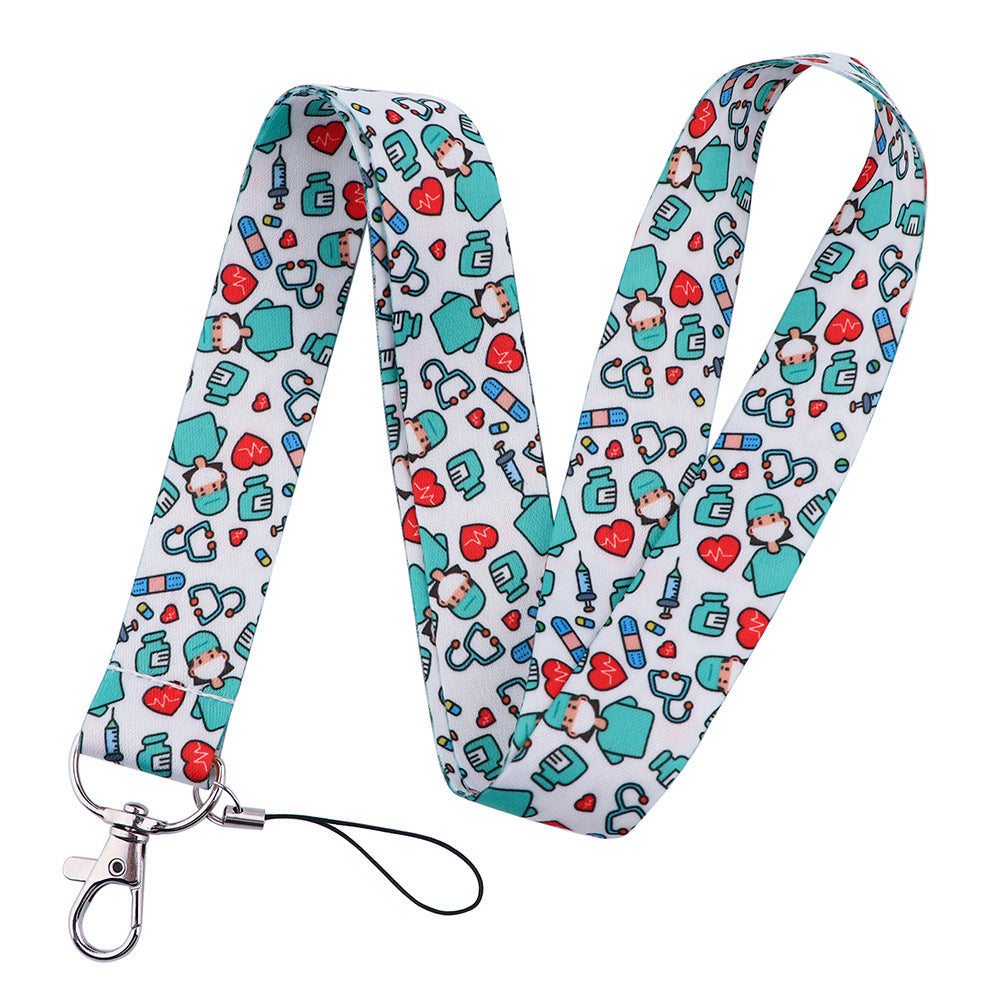Wholesale Cartoon Doctor Series Phone Lanyard Keychains