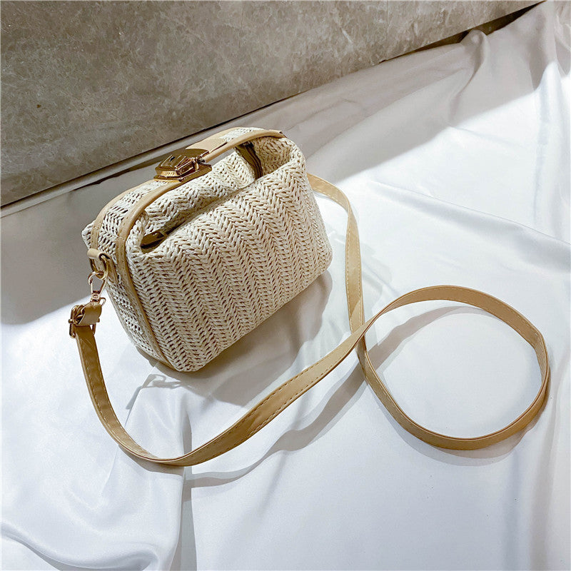 Wholesale The New Korean Version Is A Versatile Crossbody Straw Tote