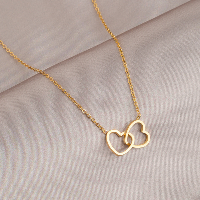 Wholesale Gold Titanium Steel Necklace for Women,  Non-Fading