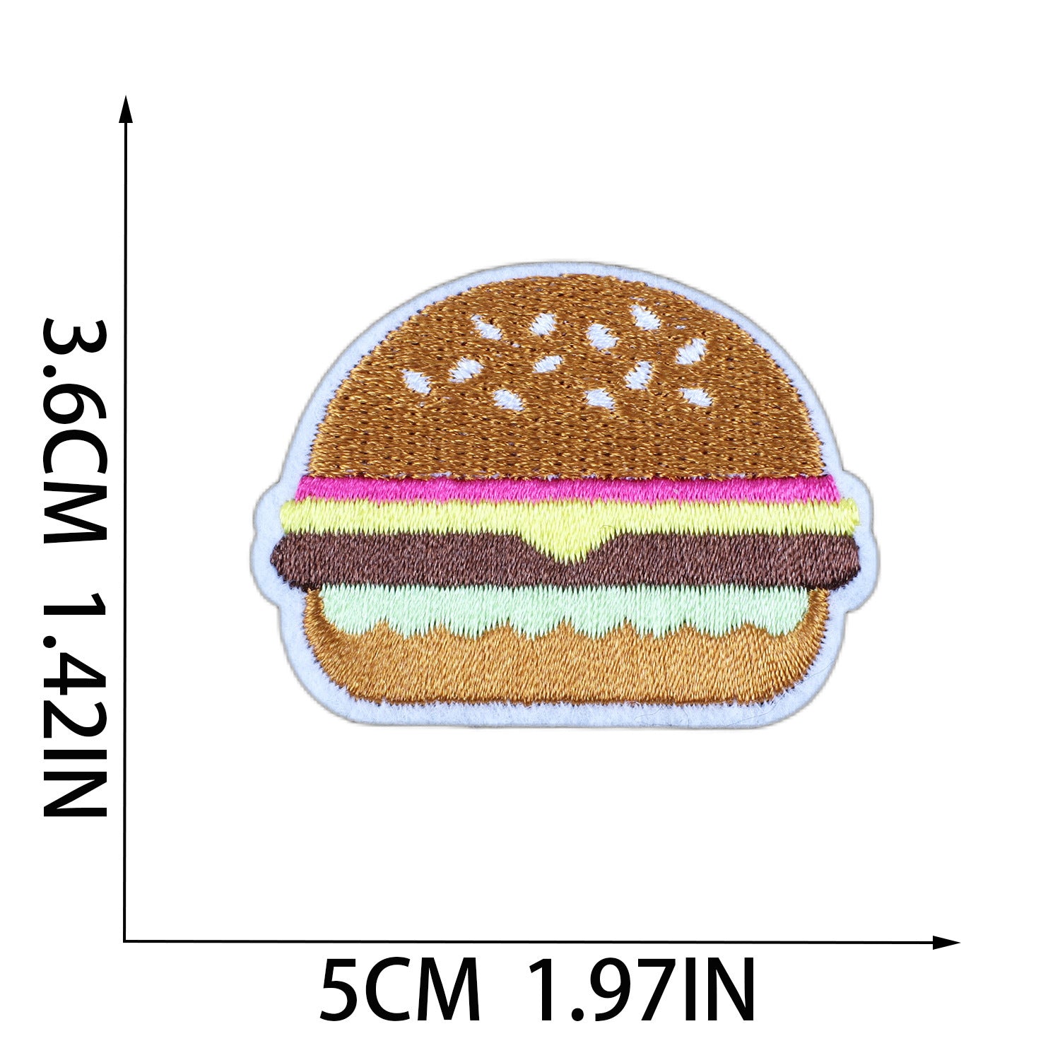 Wholesale cartoon mouth patch cactus clothes decorative embroidery stickers