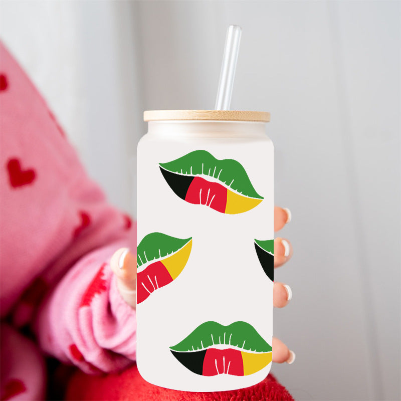 Wholesale Black History 16oz Cup UV DTF Wraps