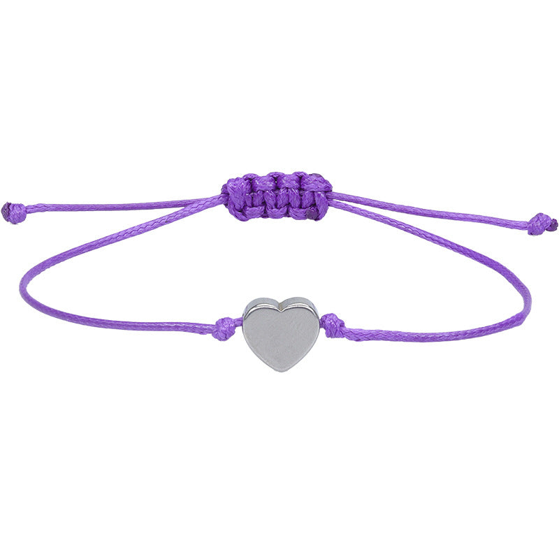 Wholesale Nurse EKG Braided Bracelet