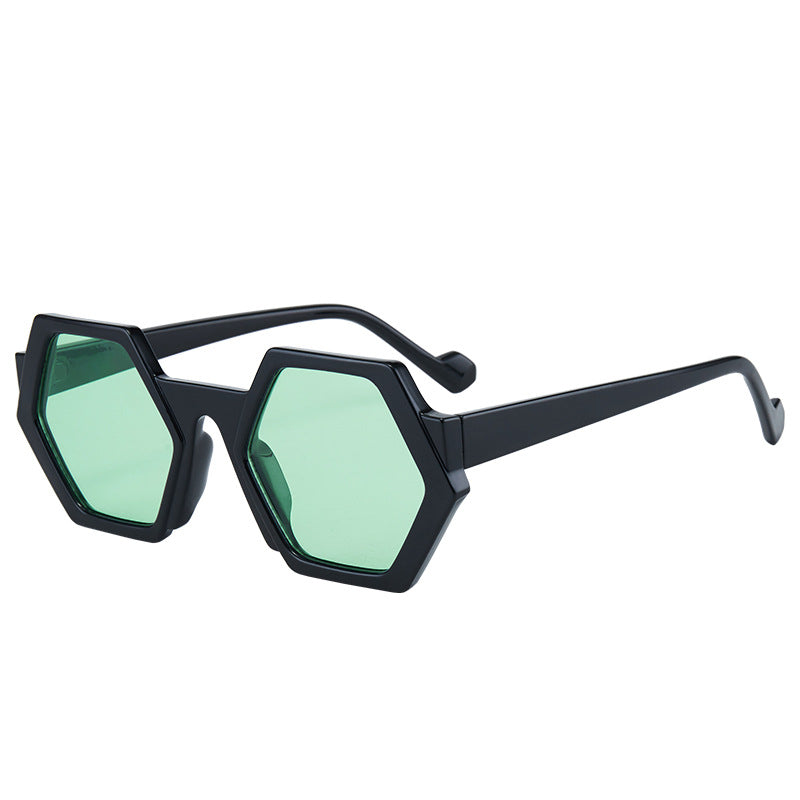Wholesale of New Polygonal PC Retro UV Sunglasses