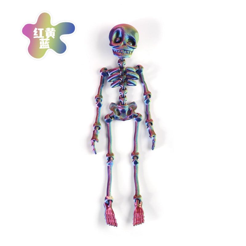 Wholesale  printable skeleton toy with magnetic joints movable