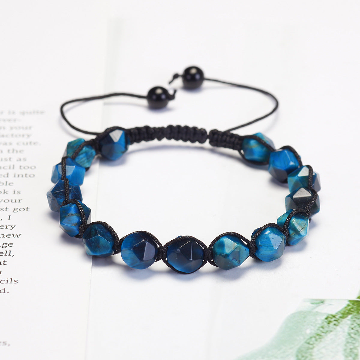 Wholesale 5PCS Natural Stone Bracelet Colorful Zircon Beaded Bracelets