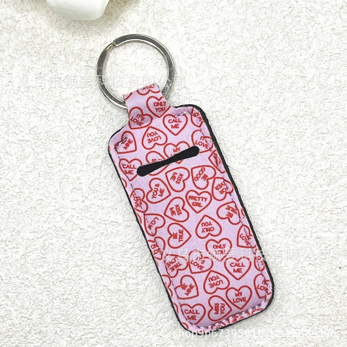 Wholesale Portable Lipstick Cover Lipstick Cover Diving Material Neoprene Keychain