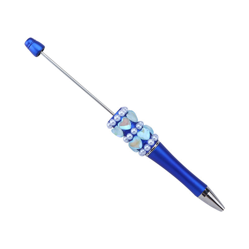 Wholesale 50pcs DIY Love Diamond Pearl Inlaid Beaded Ballpoint Pen