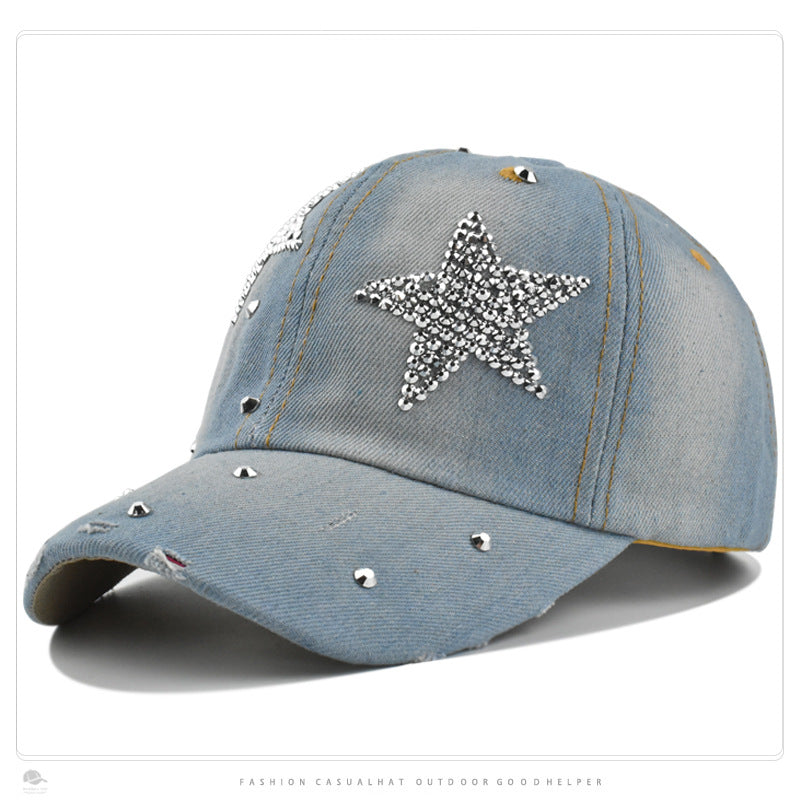 Wholesale Spring and Summer Cowboy Old Drill Baseball Cap Sun Visor Cap