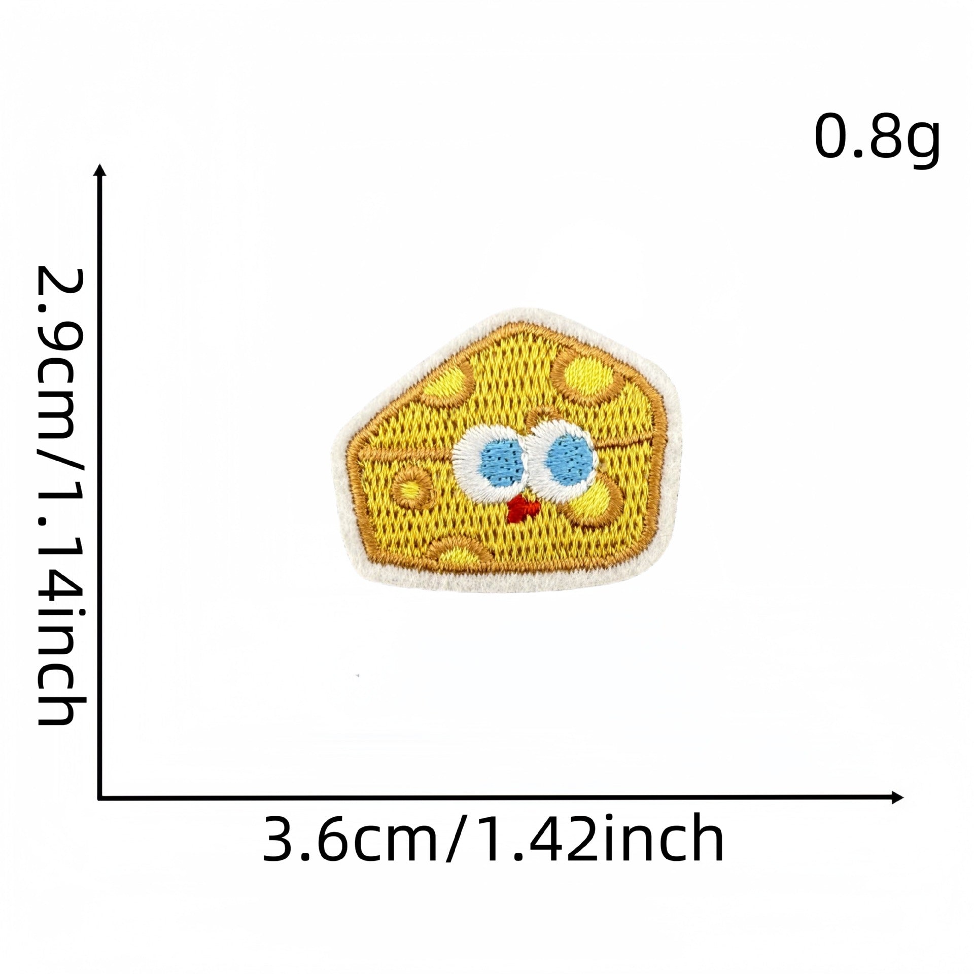 Wholesale Fashion Cartoon Food Embroidered Cloth Patches Cute Milk Tea Bread Design Sew On Decorative Clothing Accessory