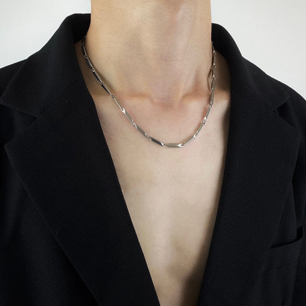 Wholesale Titanium steel diamond chain melon seed chain