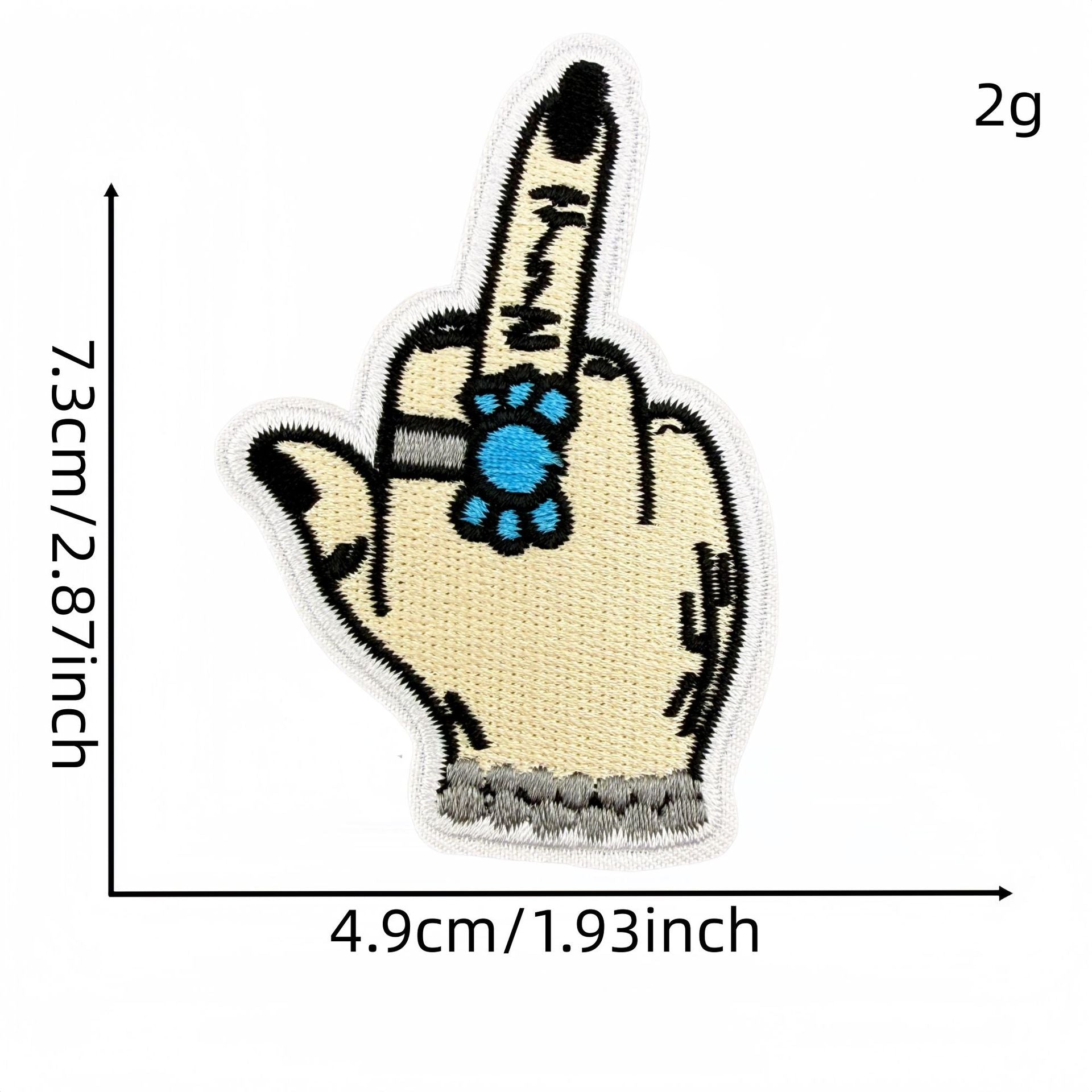 Wholesale Trendy Boho Turquoise Embroidered Patches Western Denim Patch Set 22 Pieces Decorative For Clothing Bags DIY Accessory