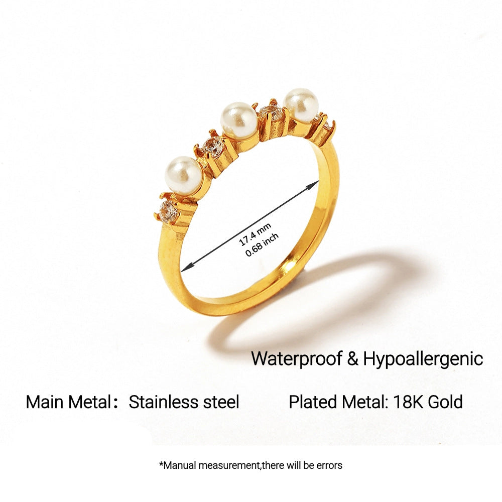 Wholesale Steel Stainless Steel Ring Vintage Round Irregular Rings