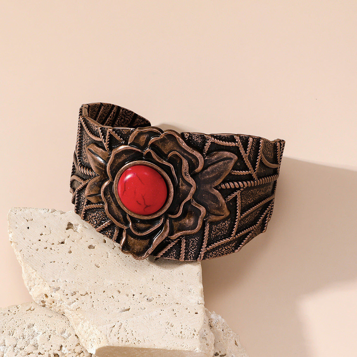 Wholesale Vintage Engraved Iron Bracelet