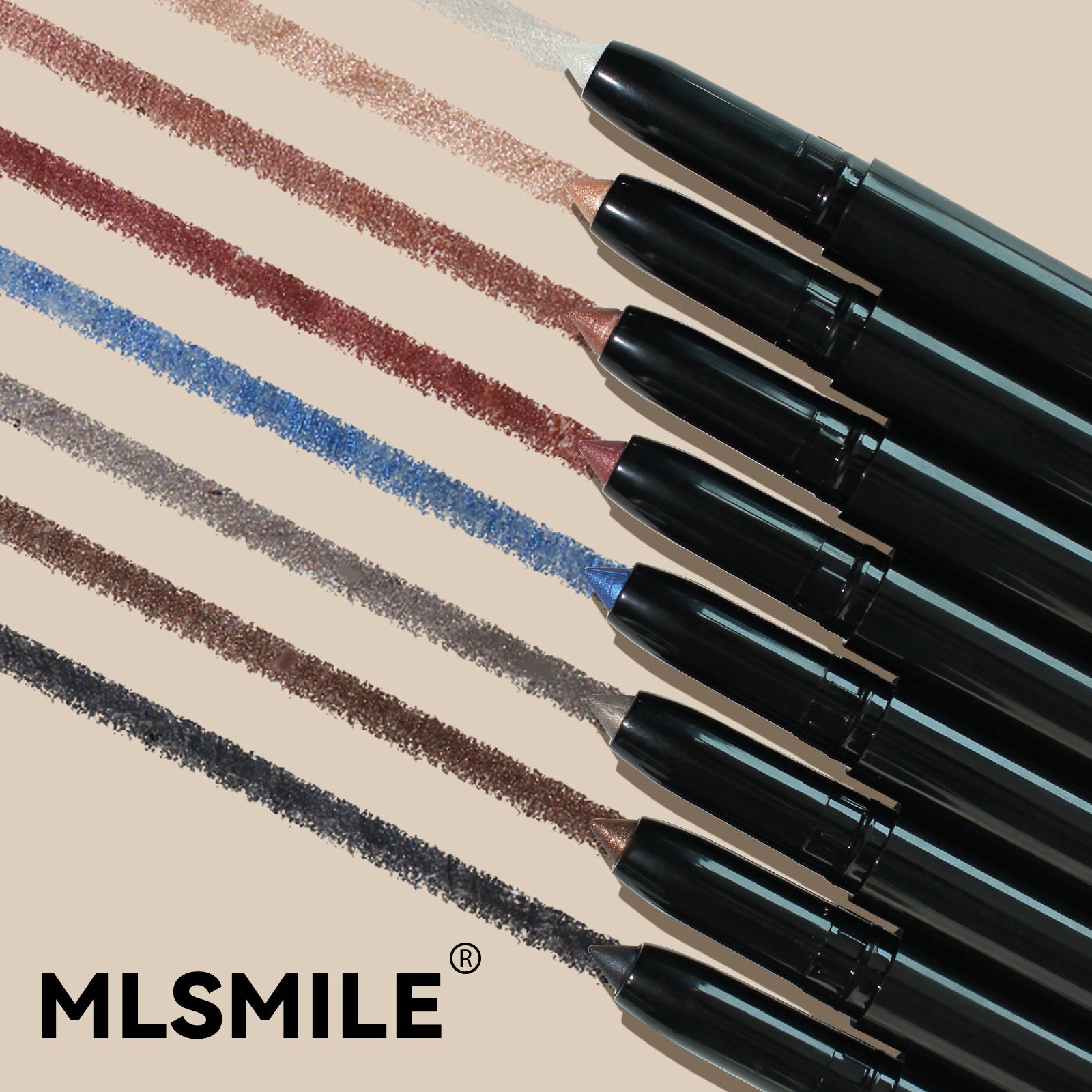 Wholesale MLSMILE Waterproof and Smudge-proof Eyeliner with Pencil Sharpener