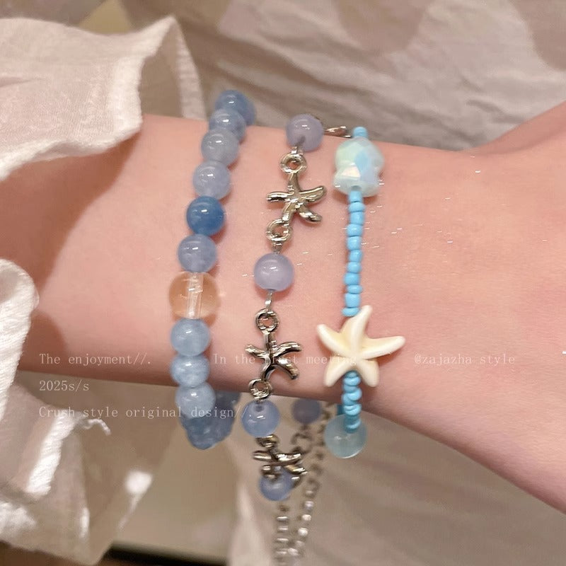 Wholesale Holiday style island star shell bracelet