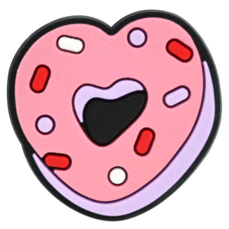 Wholesale Random 100pcs Valentine' s Day Series Wedding Dessert Cartoon Croc Charms