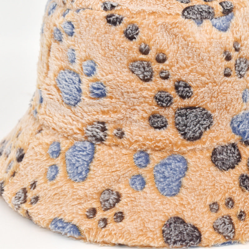 Wholesale Bear Paw Plush Bucket Hat