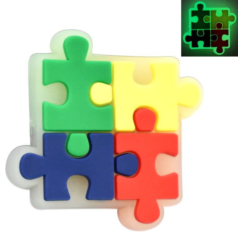 Wholesale Random 100pcs/pack  Glow-in-the-dark cartoon multi-functional beaded   Focal Beads