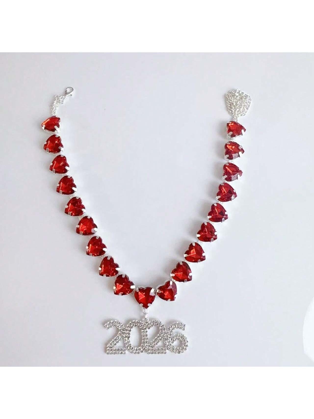 Wholesale 2026 letter full diamond geometric square Necklace