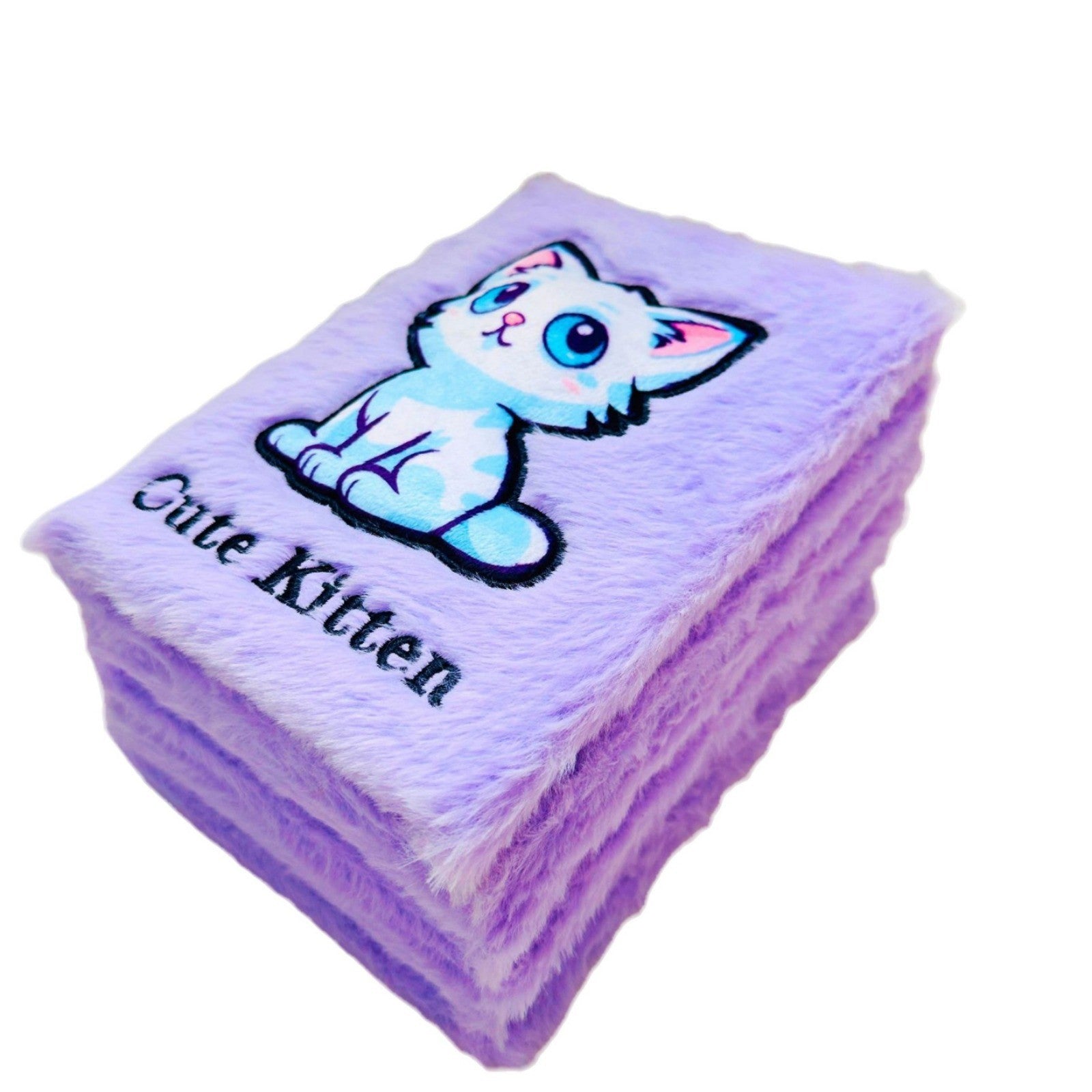 Wholesale Cute Cartoon Embroidered Plush Loose-leaf Notebook OLY Exclusive