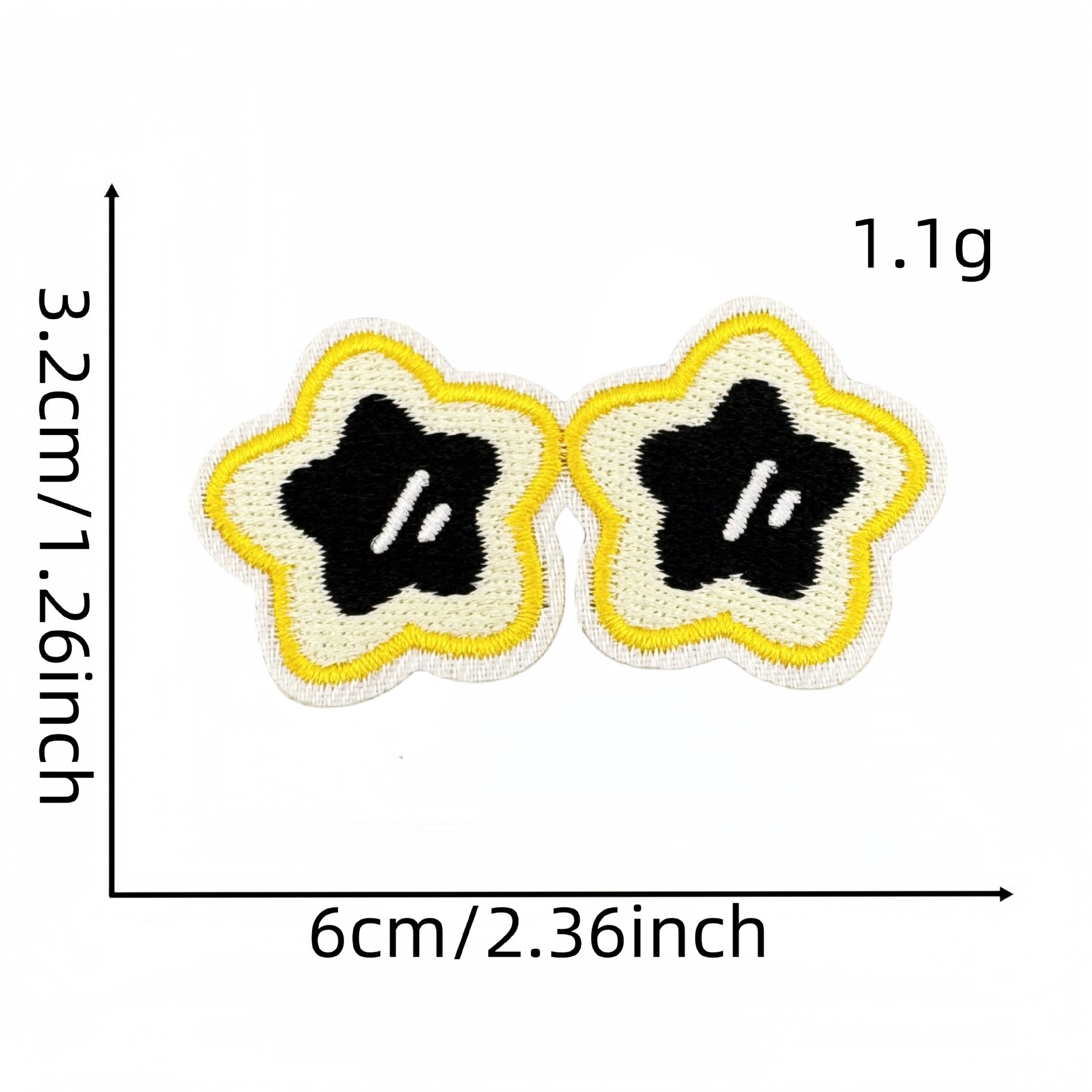 Wholesale Stylish Embroidered Patch Funny Sunglasses Watermelon Design Iron On For Bags Hats Clothing DIY Craft Supply