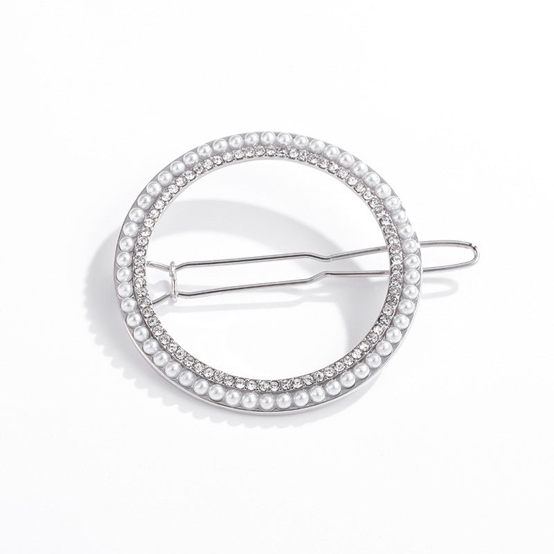 Wholesale Metal Diamond Geometric Hair Clips