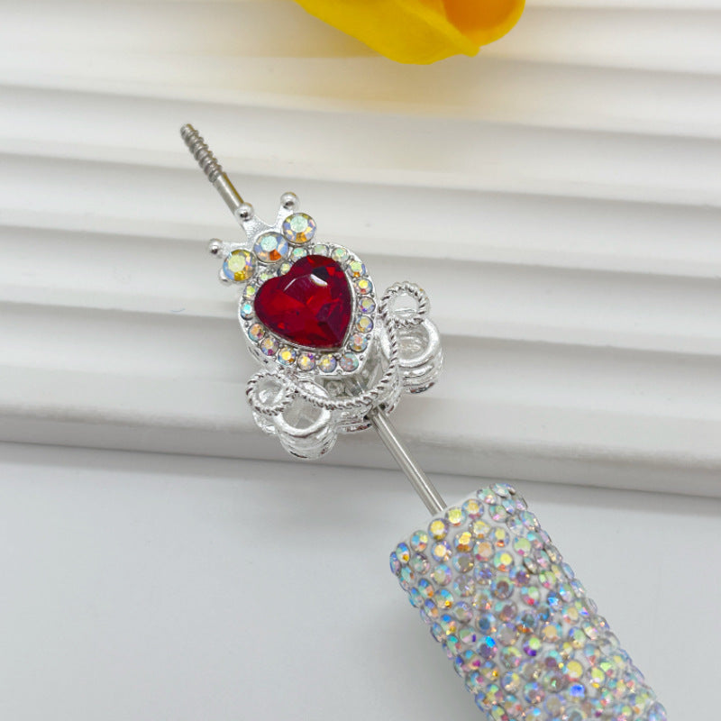 Wholesale 20pcs Alloy Full Diamond Pumpkin Carriage Love Crystal Beads