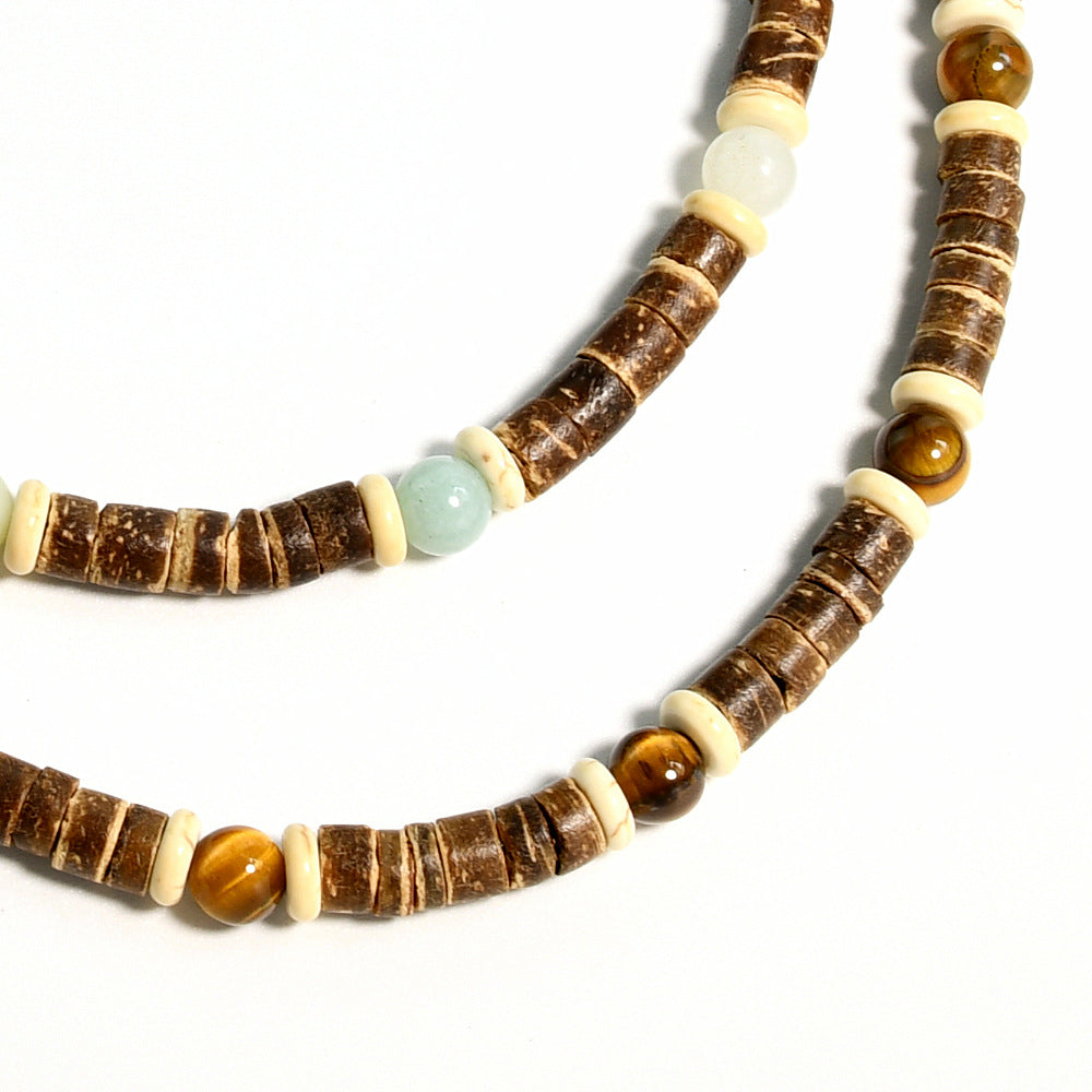 Wholesale  Coconut Shell Wood Beaded Necklace