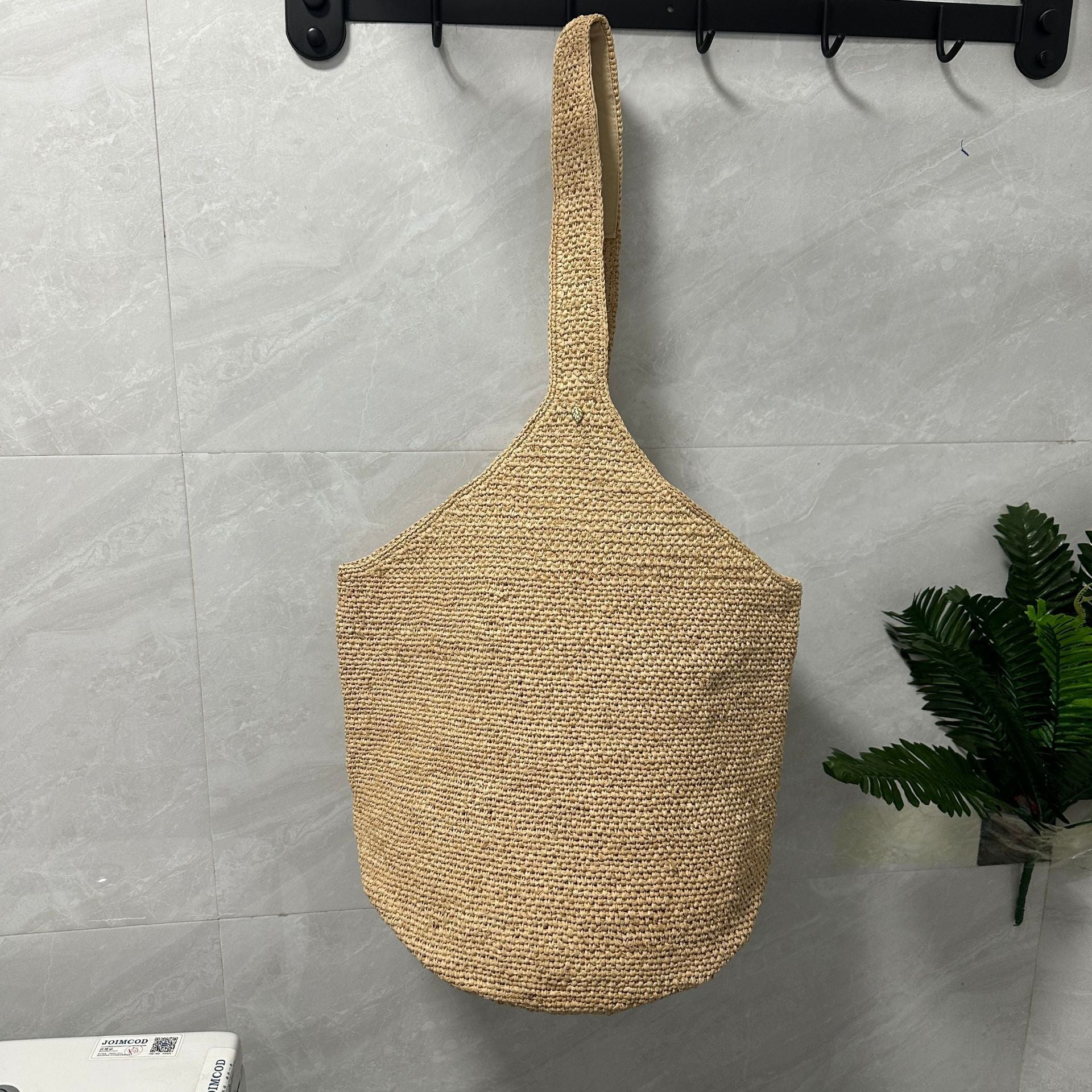 Wholesale Bucket Bag Hand-woven Raffia Shoulder Bag