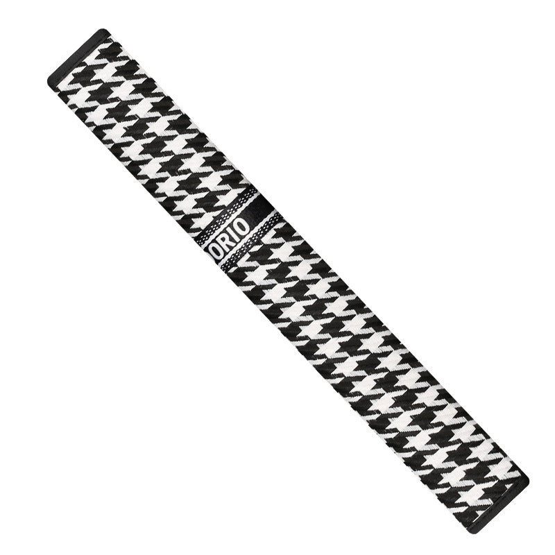 Wholesale Houndstooth Linen Automobile Safety Belt Shoulder Pad Extension
